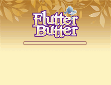 Tablet Screenshot of flutter-butter.com